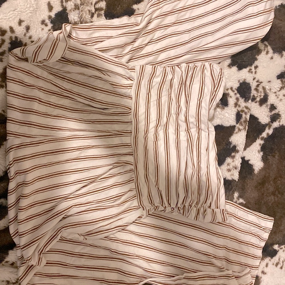 Strapless romper